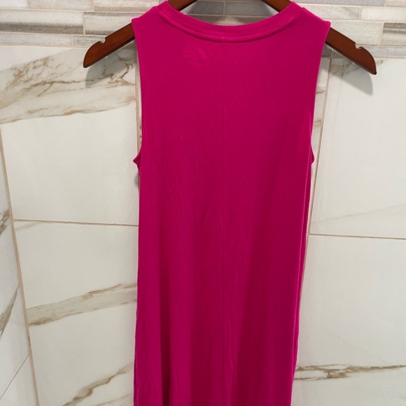 Time & Tru Vibrant Pink Sleeveless Tank Dress | Size Small - Picture 11 of 11